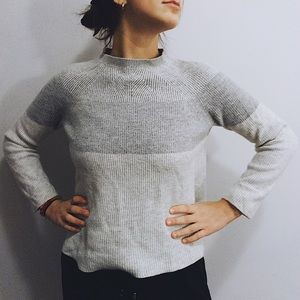 Vince Three Toned Grey Sweater